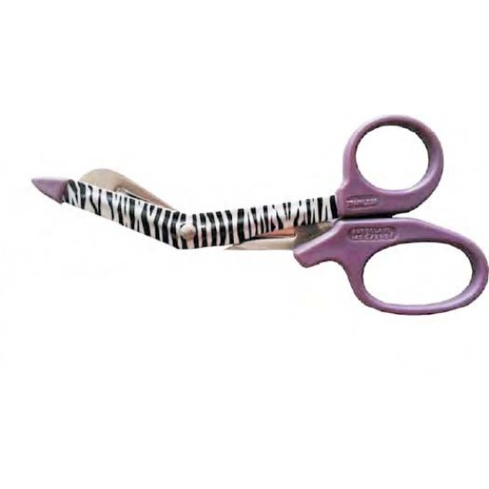 Utility scissors 5.5” 7.5”   Paper coated zebra style