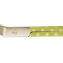 Bandage Scissor 5.5" White With Green Dots