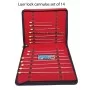 Luer lock cannulas set of 14 PCs