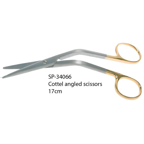 Cottel angled scissors  17cm