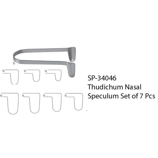 Thudichum Nasal  Speculum Set of 7 Pcs