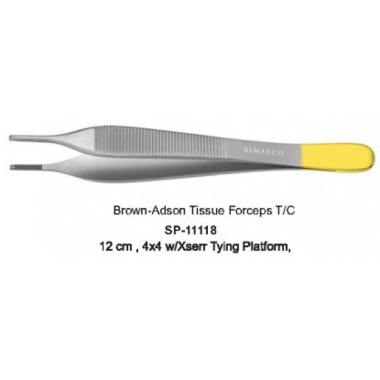 Brown Adson Tissue Forceps T/C 13cm