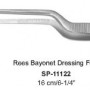 Rees Bayonet Dressing Forceps T/C
