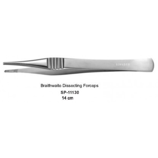 Braithwaite Dissecting Forceps 14cm