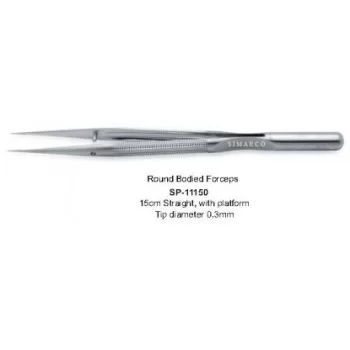 Round Bodied Forceps 15cm 