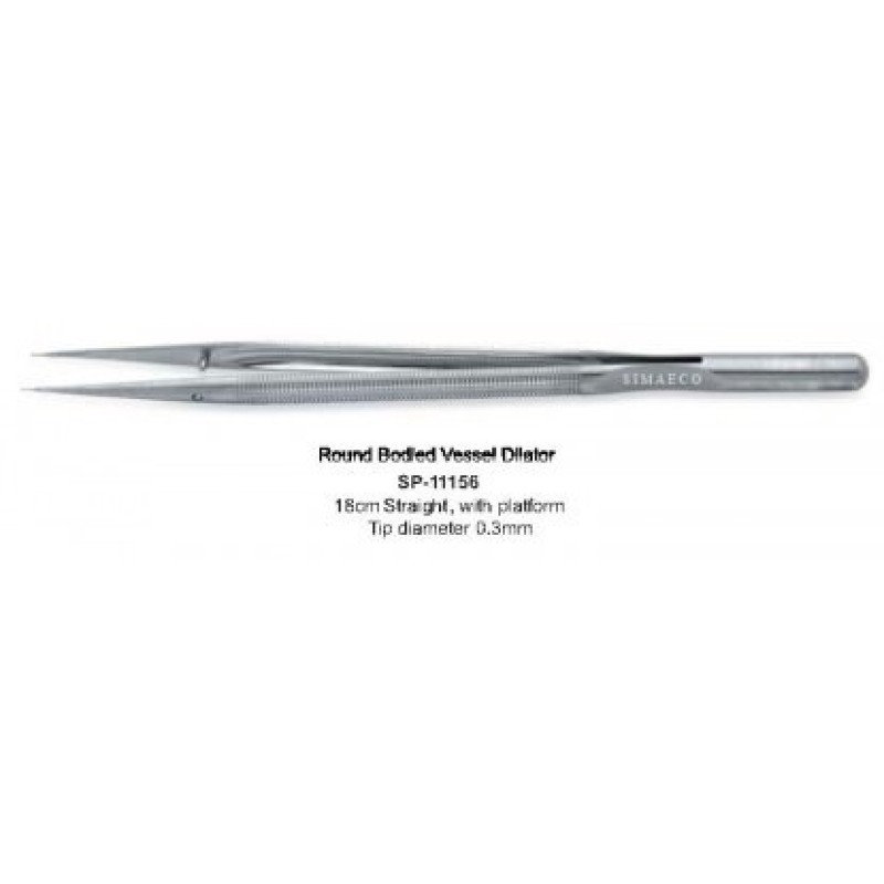 Round Bodied Vessel Dilator 18cm Straight