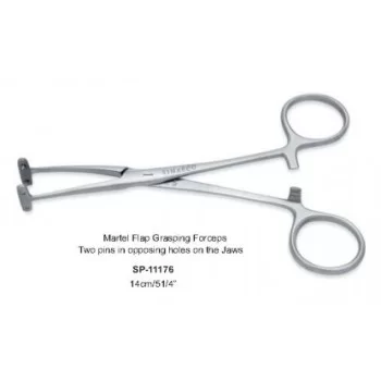 Martel Flap Grasping Forceps 14cm
