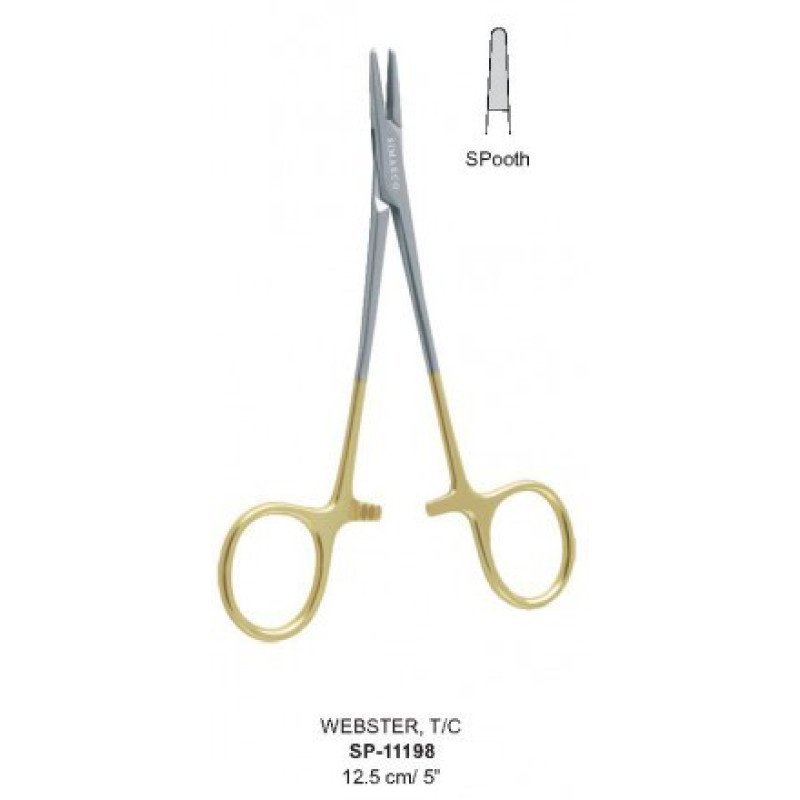 Webster T/C Needle Holder 12.5cm By SIMAECO MEDICAL Webster T/C Needle Holder 12.5cm By SIMAECO MEDICAL