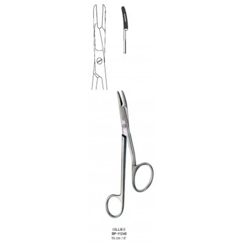 GILLIES Needle Holder 15cm 