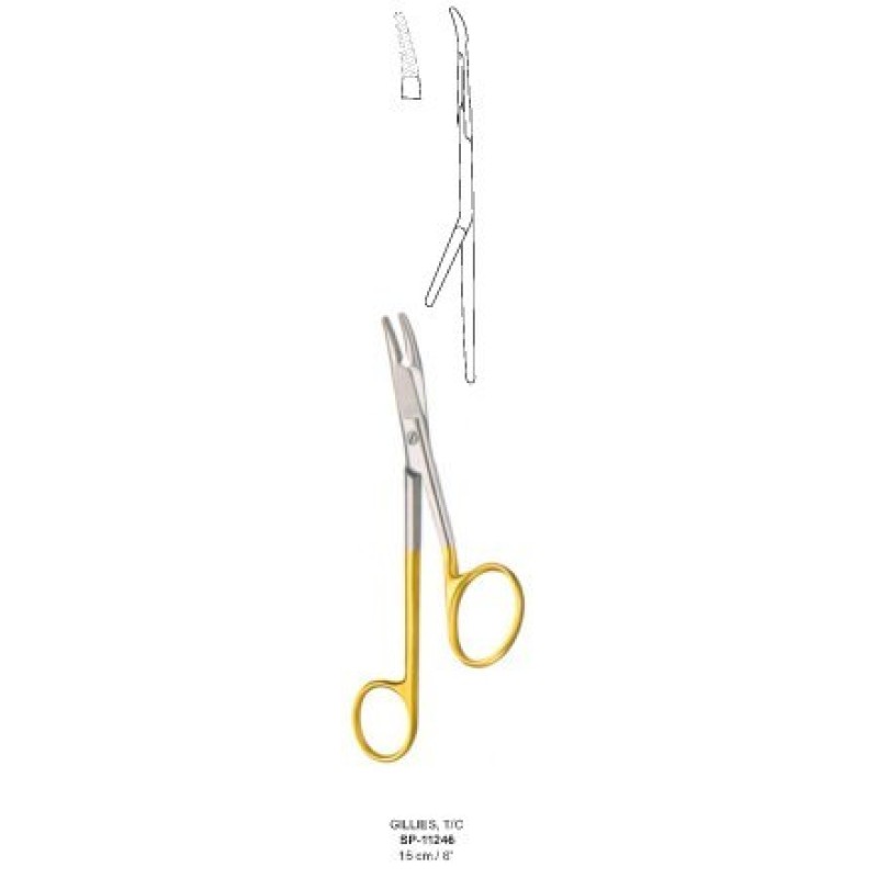 GILLIES T/C Needle Holder 15cm 