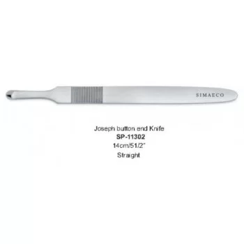 Joseph button end Knife Straight 14cm