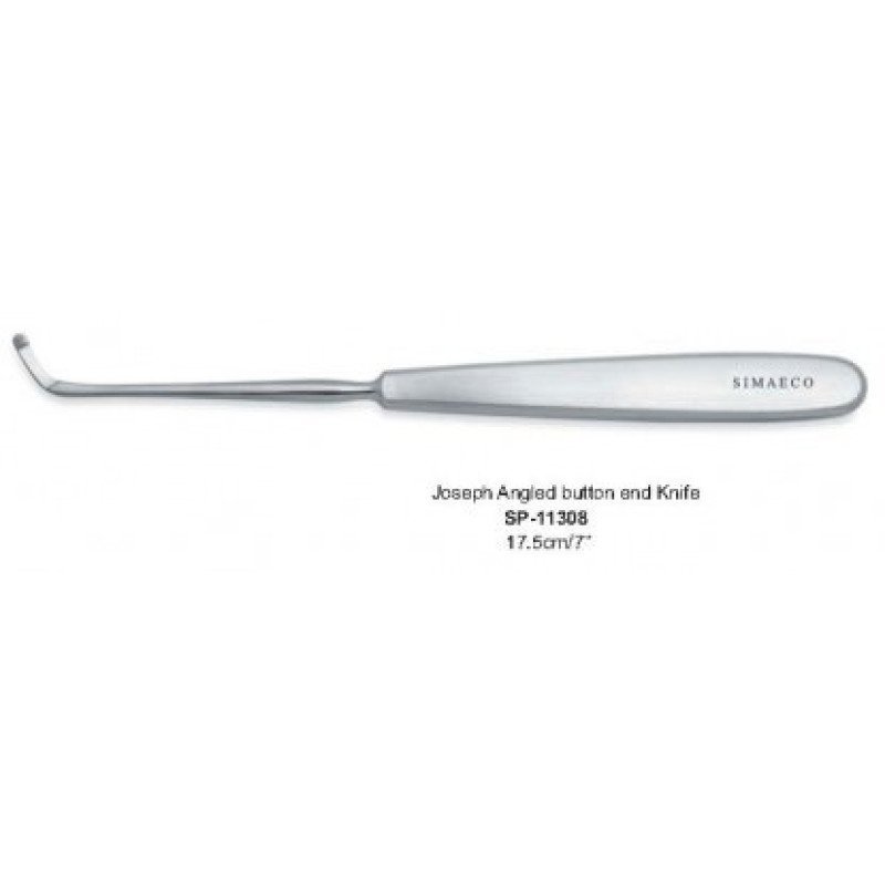 Joseph Angled Button End Knife 17.5cm By SIMAECO MEDICAL
