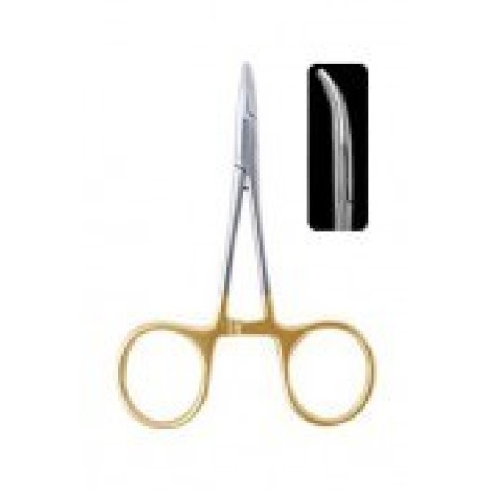 Mosquito Forceps 4inch CUR black sizes  