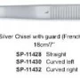 Silver Chisel with guard (Frenchay) Straight
