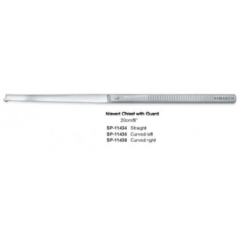 Nievert Chisel With Guard Straight Nievert Chisel With Guard Straight
