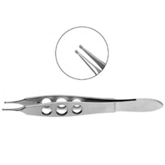 Buratto LASIK Flap Forceps disc shaped