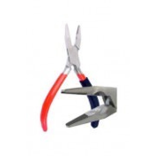  Flat Nose Plier with cutter & spring T.C Jaws 5