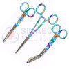 Butterfly pattern Nursing Scissors Set of 3 - Bandage, Artery Forceps & Scissors 