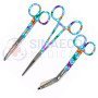 Butterfly pattern Nursing Scissors Set of 3 - Bandage, Artery Forceps & Scissors 