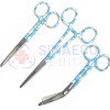 Nursing Scissor Set of 3 Daisy patterned -Artery forceps 6", Nursing scissor 5", Bandage scissor 5.5" Nursing Scissor Set of 3 Daisy patterned -Artery forceps 6", Nursing scissor 5", Bandage scissor 5.5"