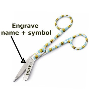 Apple-themed Nursing Scissors Set of 3 - Bandage, Artery Forceps & Scissors Apple-themed Nursing Scissors Set of 3 - Bandage, Artery Forceps & Scissors