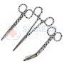 Nursing Scissor Set of 3 Leopard Spots -Artery forceps 6", Nursing scissor 5", Bandage scissor 5.5"