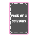 Pack of 3 Scissors